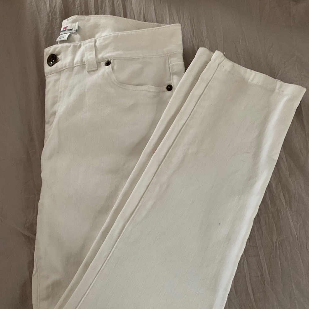 Straight Leg White Jeans Vineyard Vines